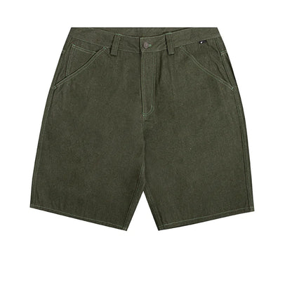 THE HUNDREDS FOLSOM DENIM SHORTS OLIVE