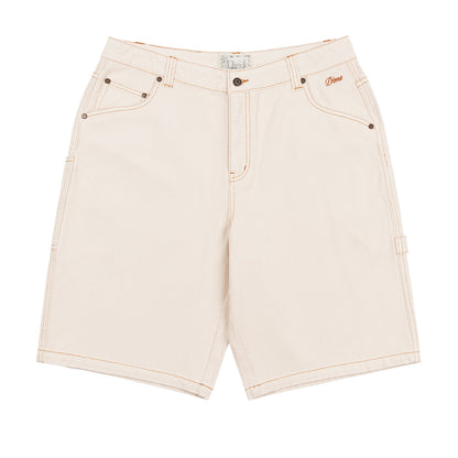 DIME CLASSIC DENIM SHORTS WHITE