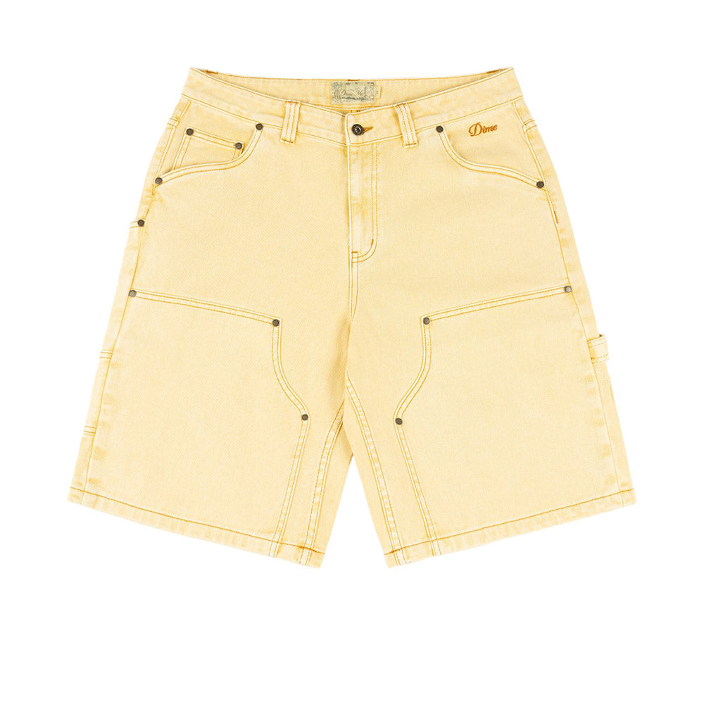 DIME CARPENTER DENIM SHORTS CREAM
