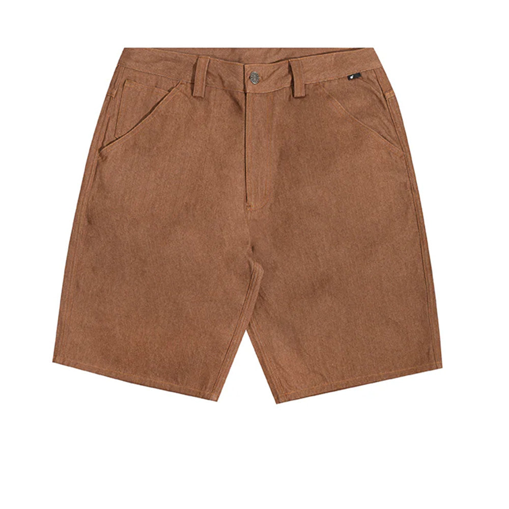 THE HUNDREDS FOLSOM DENIM SHORTS KHAKI