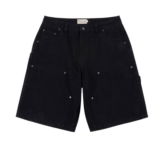 DIME CARPENTER DENIM SHORTS BLACK