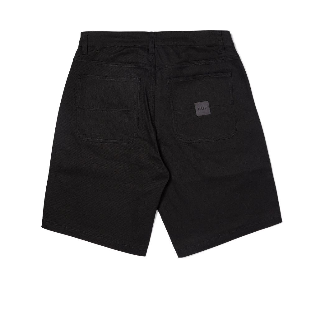 HUF CLASSIC H DOUBLE KNEE SHORT BLACK