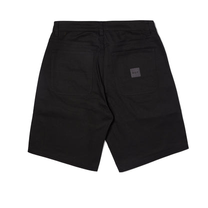 HUF CLASSIC H DOUBLE KNEE SHORT BLACK