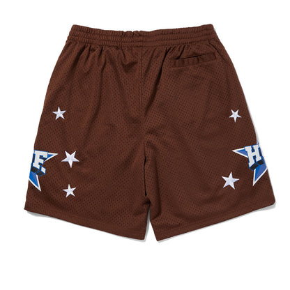 HUF ALL STAR BASKETBALL SHORT BROWN