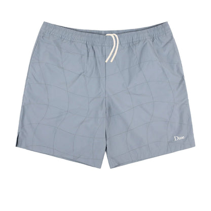 DIME WAVE QUILTED SHORTS LIGHT BLUE