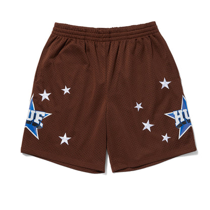 HUF ALL STAR BASKETBALL SHORT BROWN