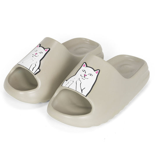 RIPNDIP LORD NERMAL CLOUD SLIDES  KHAKI