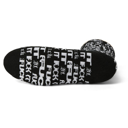 HUF FUCK IT FLYER SOCK BLACK