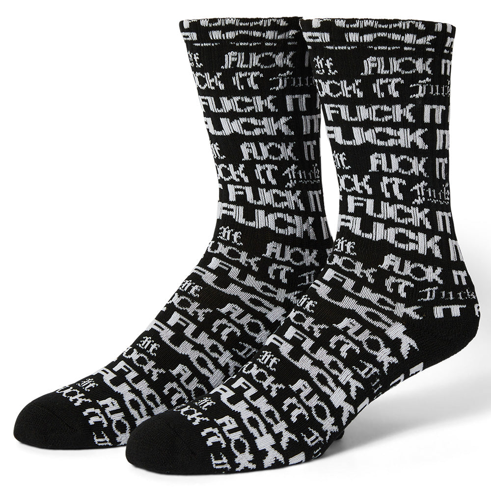 HUF FUCK IT FLYER SOCK BLACK