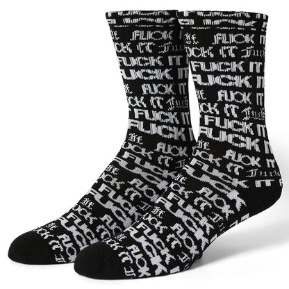 HUF FUCK IT FLYER SOCK BLACK