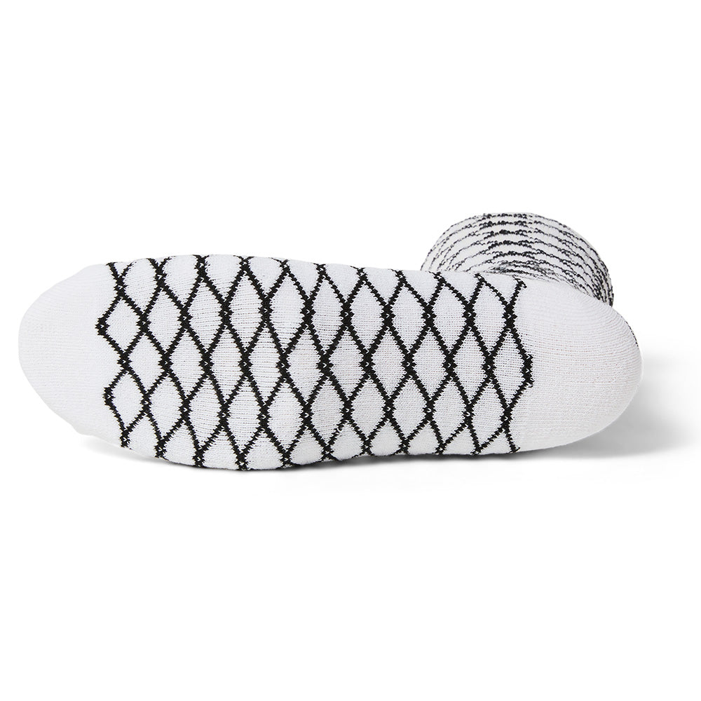 HUF BROKEN FENCE SOCK WHITE