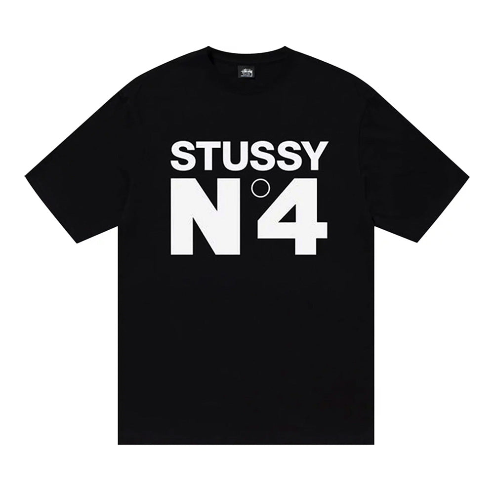 STUSSY NO.4 TEE BLACK