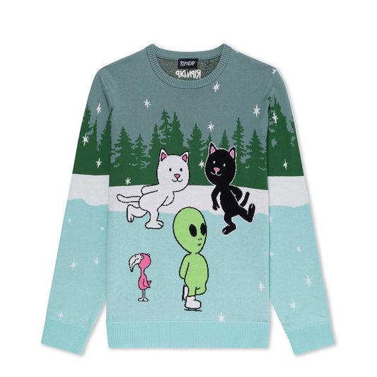 RIPNDIP SKATING WITH FRIENDS SWEATER