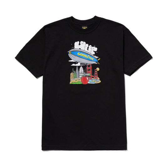 HUF DISCOVER TEE BLACK