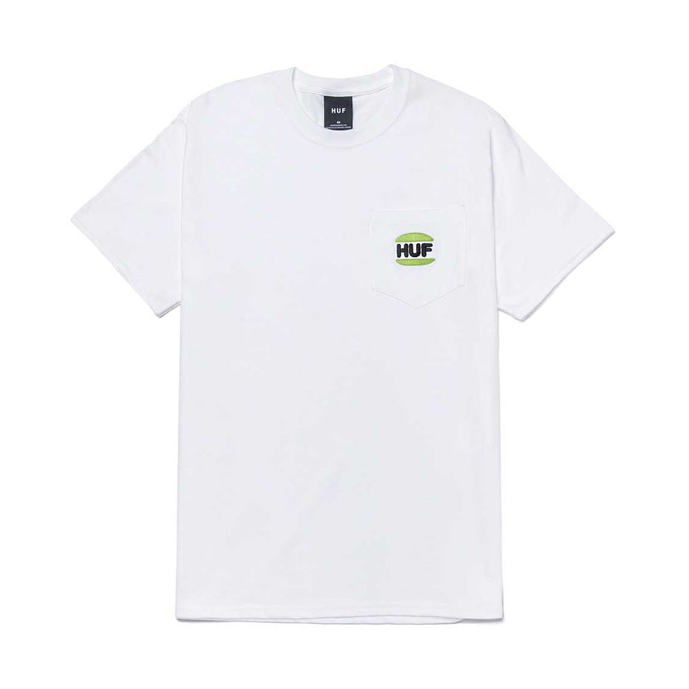 HUF REGAL POCKET TEE WHITE