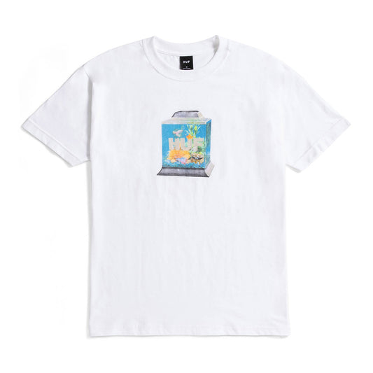 HUF FISHTANKIN TEE WHITE