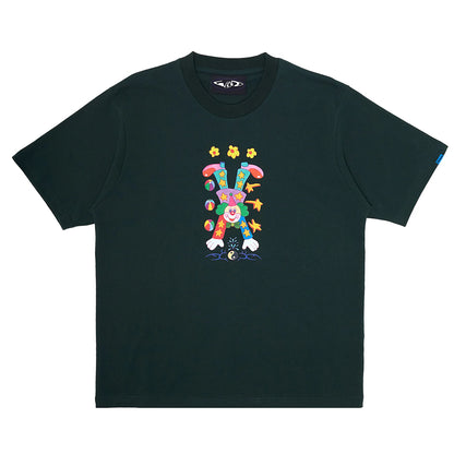 WKND PARANOID TEE DARK GREEN