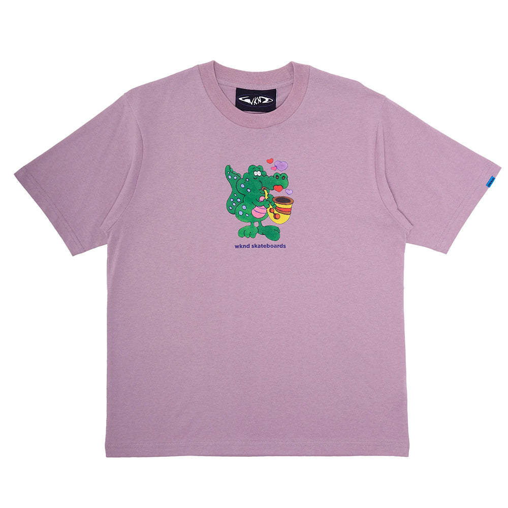 WKND HELLO MARCH TEE PURPLE