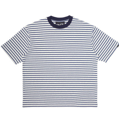 WKND STRIPE TEE GREY