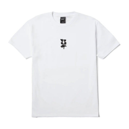 HUF SET MEGABLAST TEE  WHITE