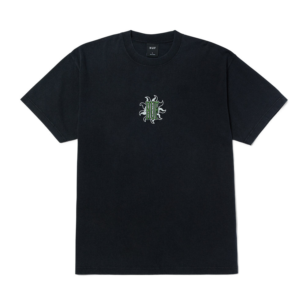 HUF APOLLO WASHED TEE BLACK