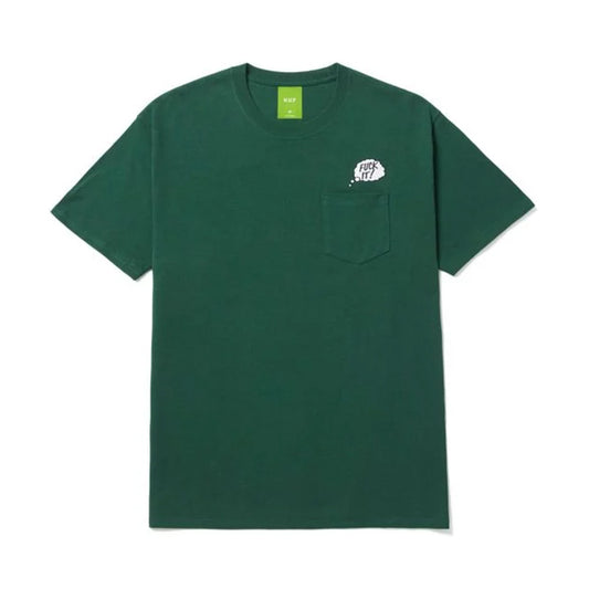 HUF IN THE POCKET TEE DARK GREEN