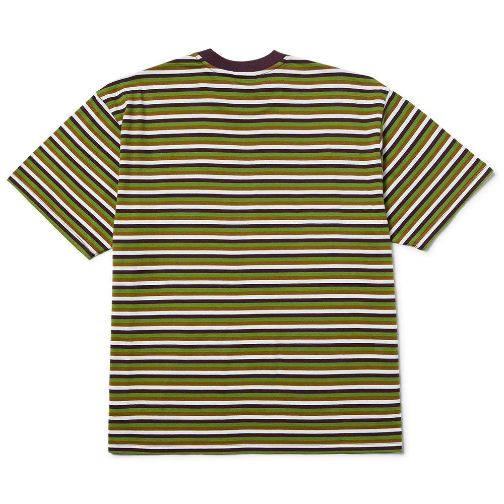 HUF APOLLO STRIPED KNIT BOXY GREEN