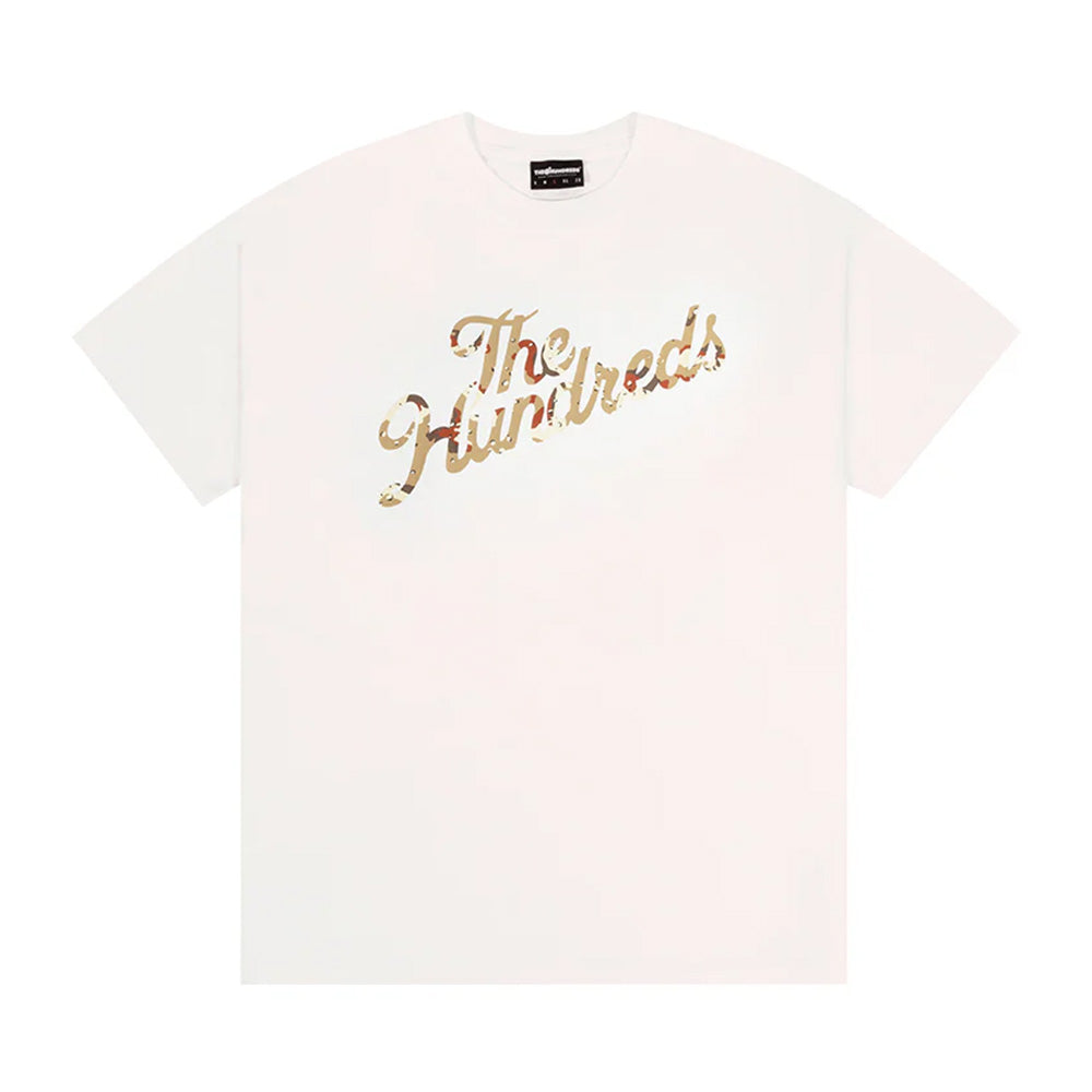 THE HUNDREDS DELTA SLANT TEE WHITE