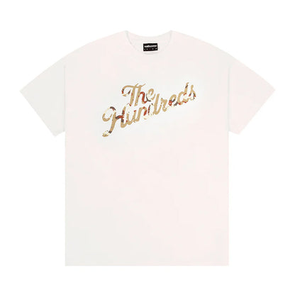 THE HUNDREDS DELTA SLANT TEE WHITE