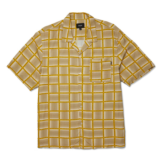 HUF FLYNN RESORT SHIRT MUSTARD