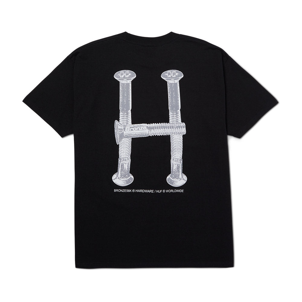 HUF X BRONZE H BOLTS TT TEE BLACK