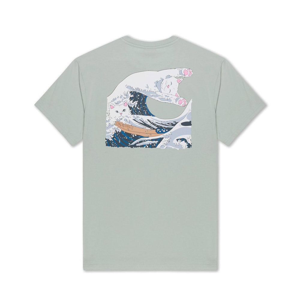 RIPNDIP GREAT WAVE TEE GREY