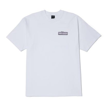 HUF PLAZA TEE WHITE