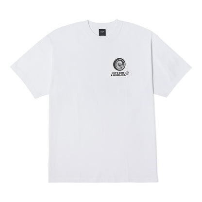 HUF RIM & WHEEL INC TEE WHITE