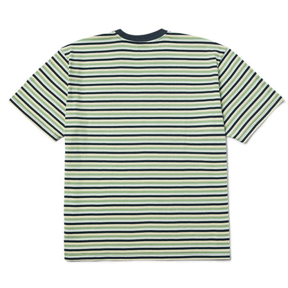 HUF APOLLO STRIPED KNIT BOXY BLUE