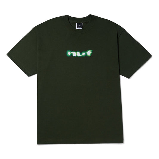 HUF BLUR TEE DARK GREEN