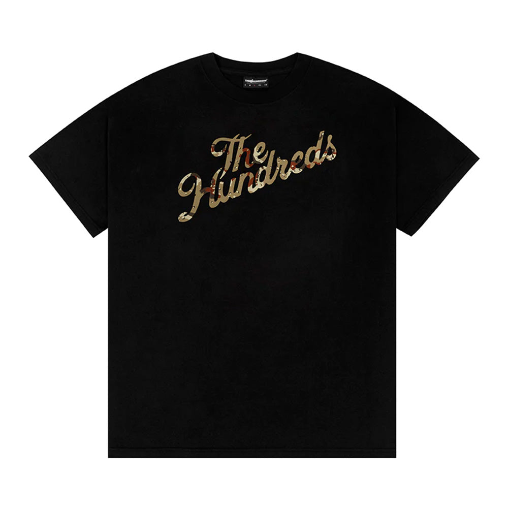 THE HUNDREDS DELTA SLANT TEE BLACK