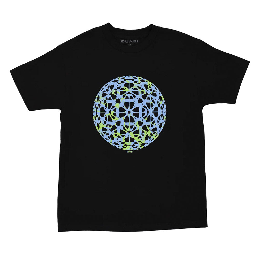 QUASI GLOBE TEE BLACK