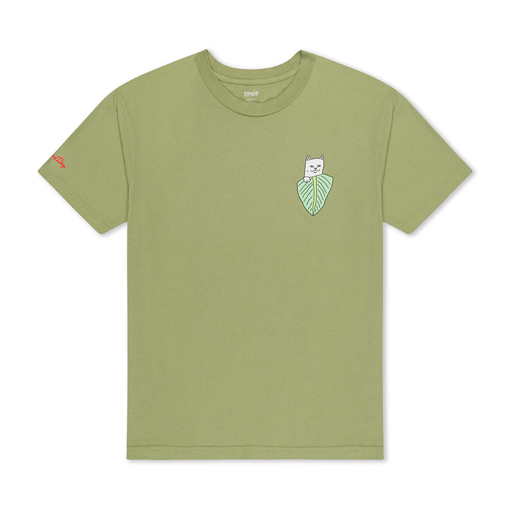 RIPNDIP NERMAL PORTRAIT TEE OLIVE