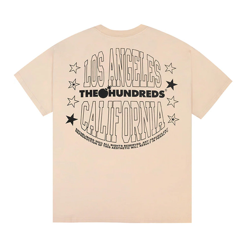 THE HUNDREDS LOADED BAR TEE CREAM