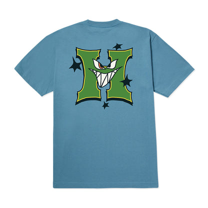 HUF SASSY H TEE LIGHT BLUE