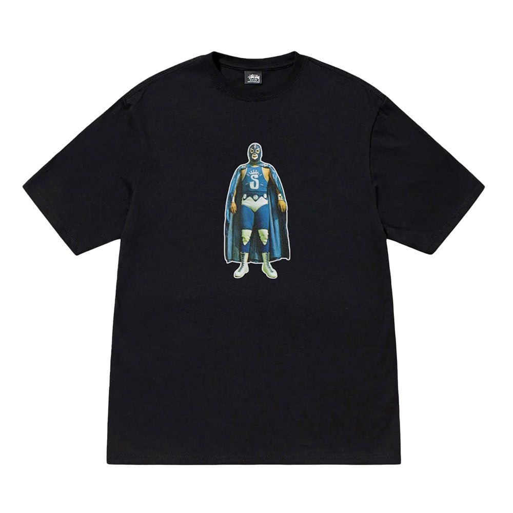 STUSSY LUCHA TEE BLACK