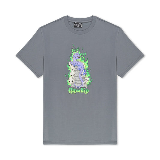 RIPNDIP HORNTAIL TEE GREY