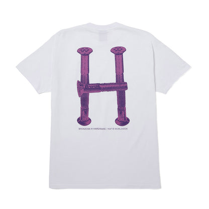 HUF X BRONZE H BOLTS TT TEE WHITE