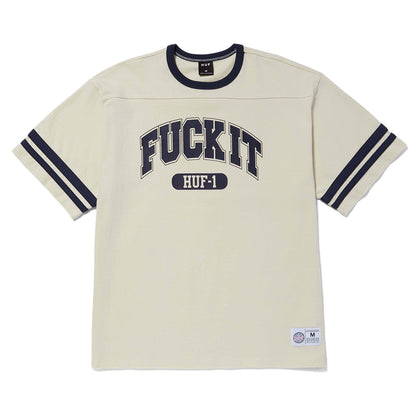 HUF FUCK IT FOOTBALL SHIRT CREAM