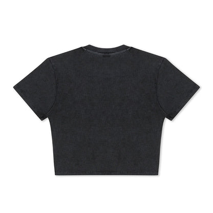 RIPNDIP DND CROPPED BABY TEE BLACK