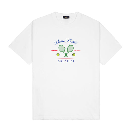 DIME COURT TEE WHITE