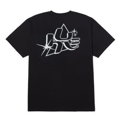 HUF GLOW TEE BLACK