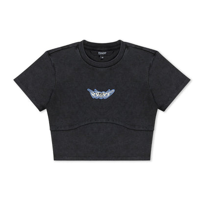 RIPNDIP DND CROPPED BABY TEE BLACK