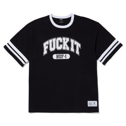 HUF FUCK IT FOOTBALL SHIRT BLACK